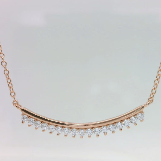 Rose Bar Necklace