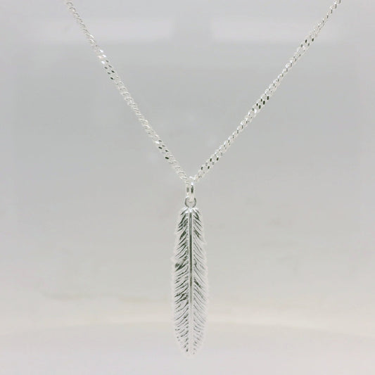 Fantail Feather Necklace
