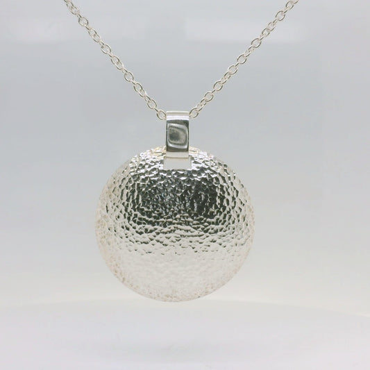Textured Disc Pendant