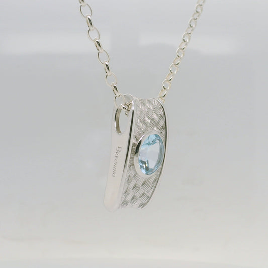 Textured Topaz Pendant