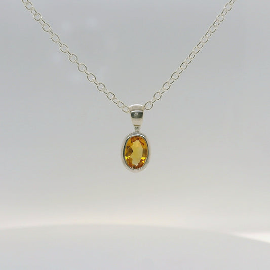 Citrine Pendant - November