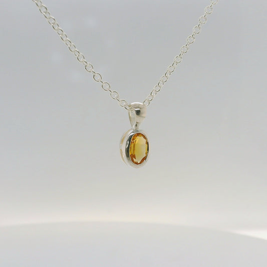Citrine Pendant - November