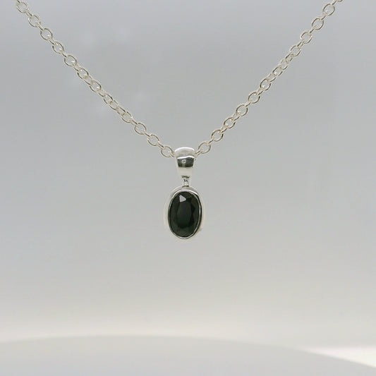 Black Sapphire Pendant - September