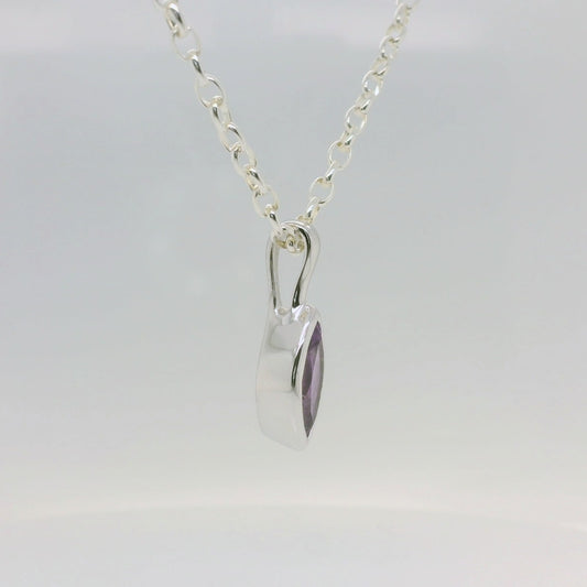 Marquise Amethyst Pendant