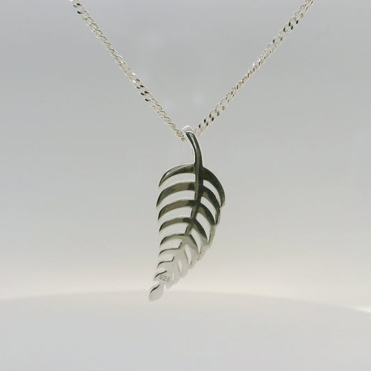 Silver Fern Necklace