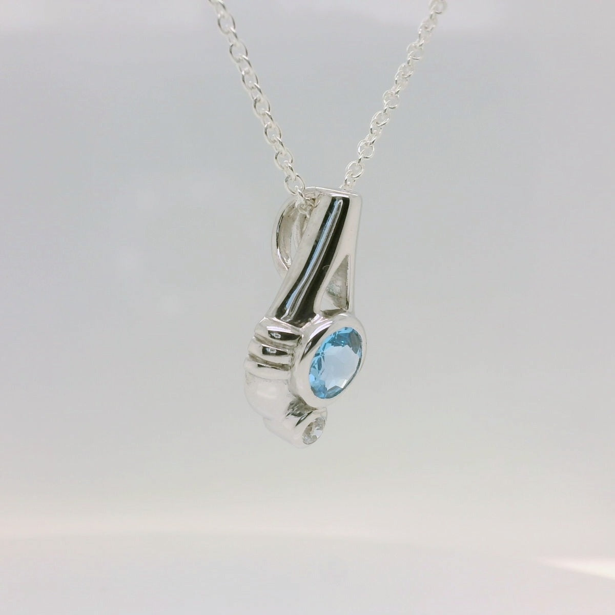 Topaz Line Detailed Pendant