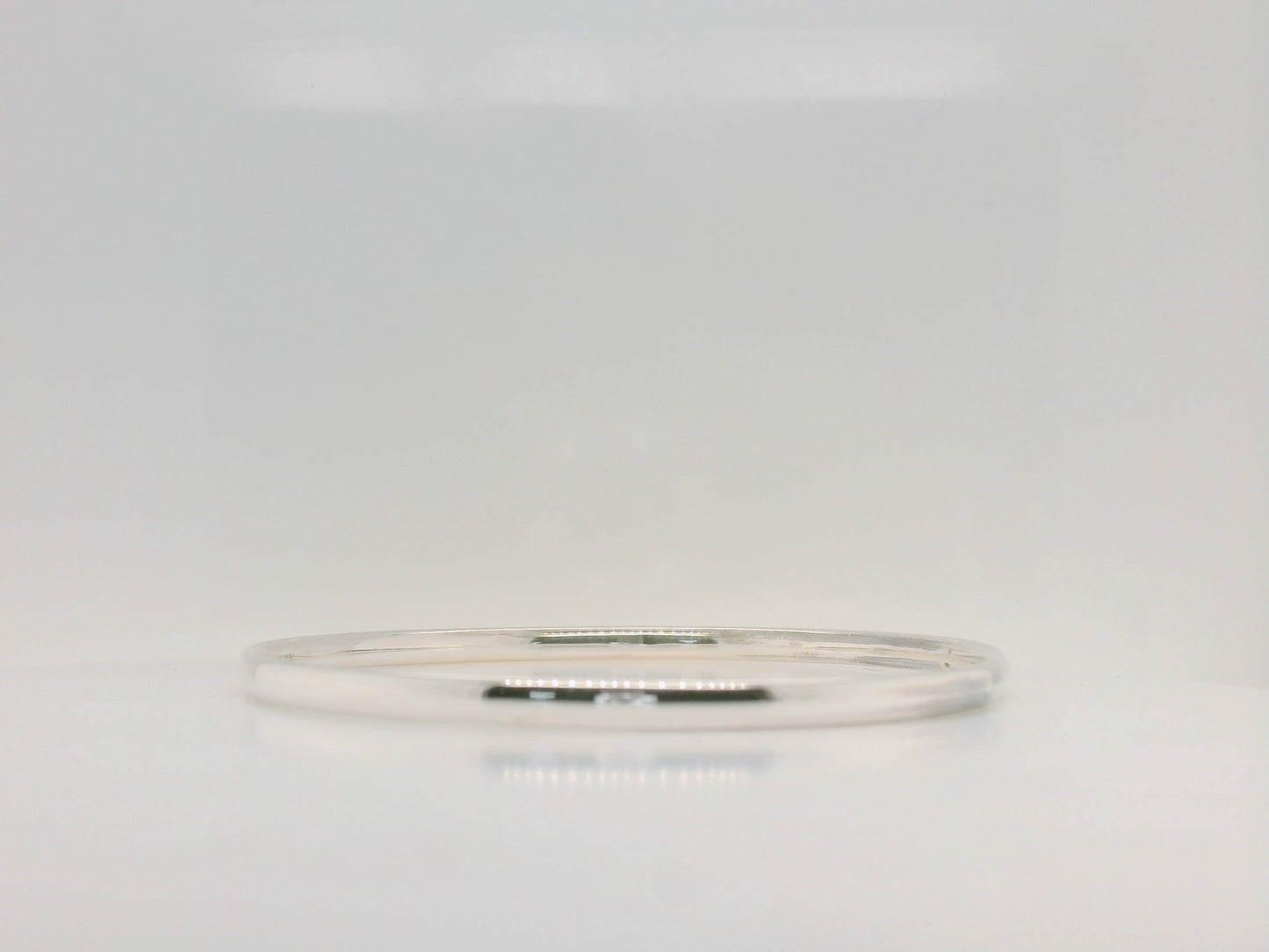 Thin Half Round Bangle