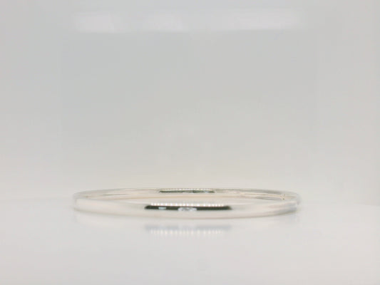 Thin Half Round Bangle