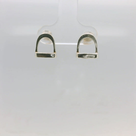 Stirrup Stud Earrings