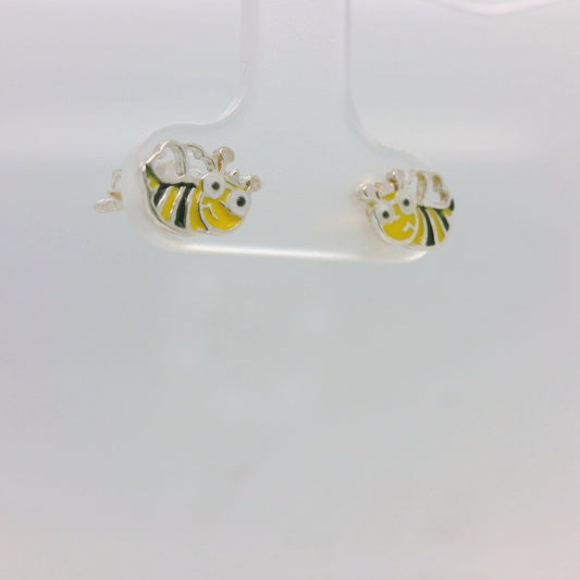 Enamel Bee Studs