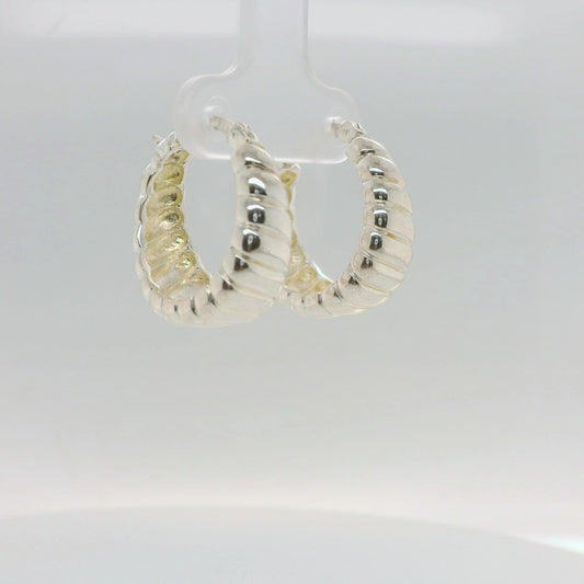 Silver Thalassa Hoop