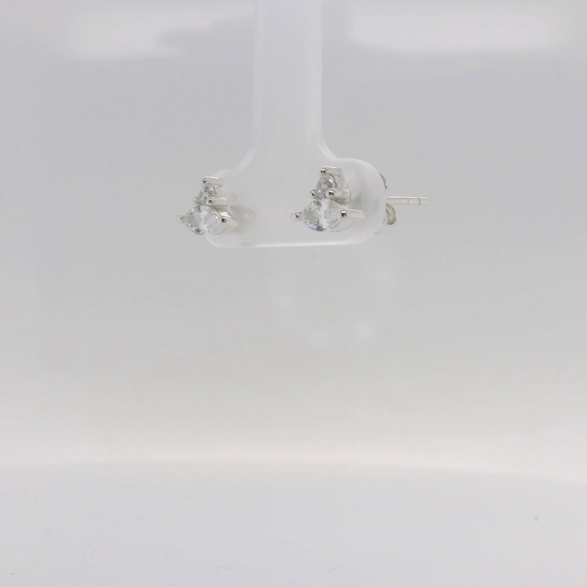 Marquise & Round Stud Earrings