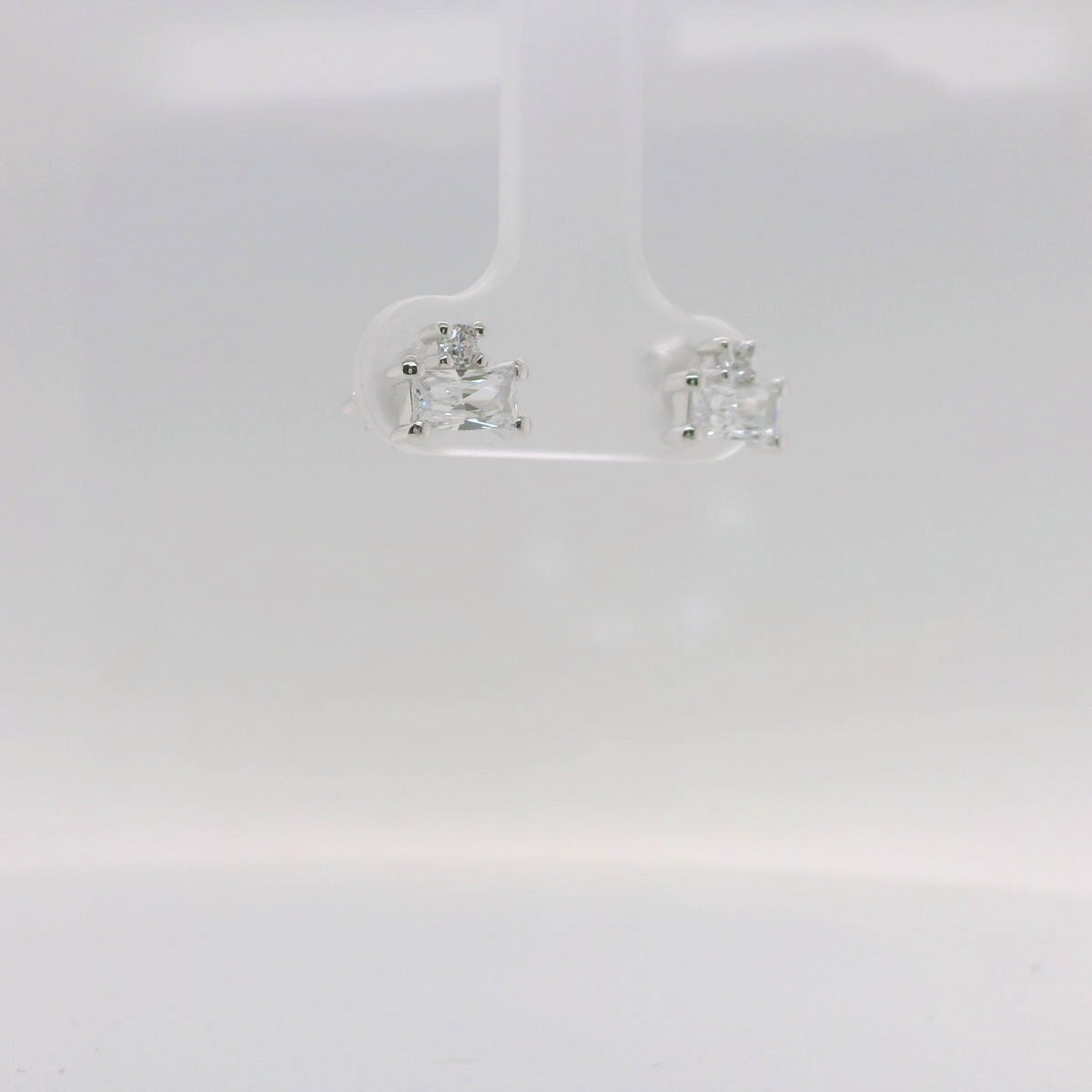 Baguette & Round Studs