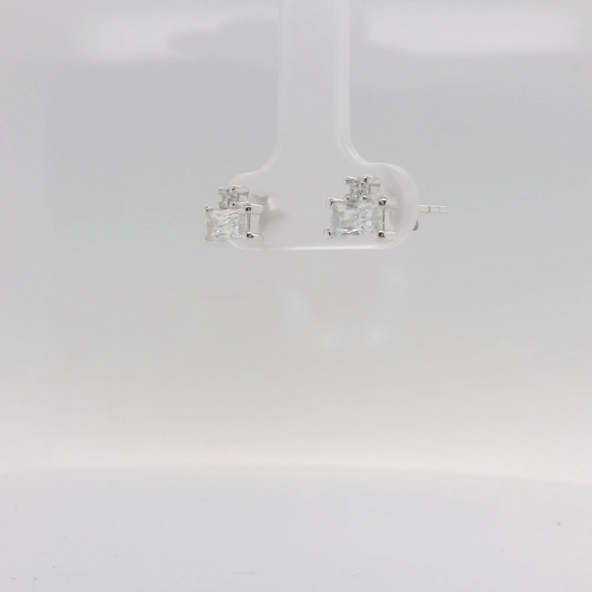 Baguette & Round Studs