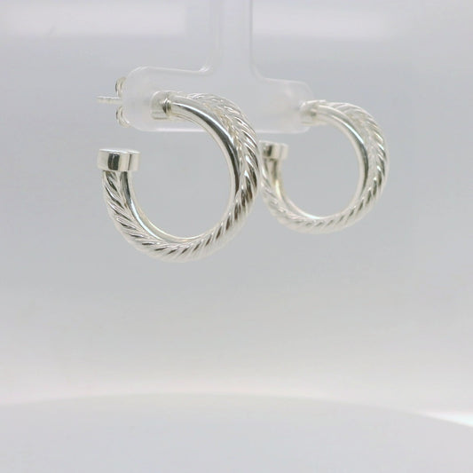 Double twisted Woven Earring