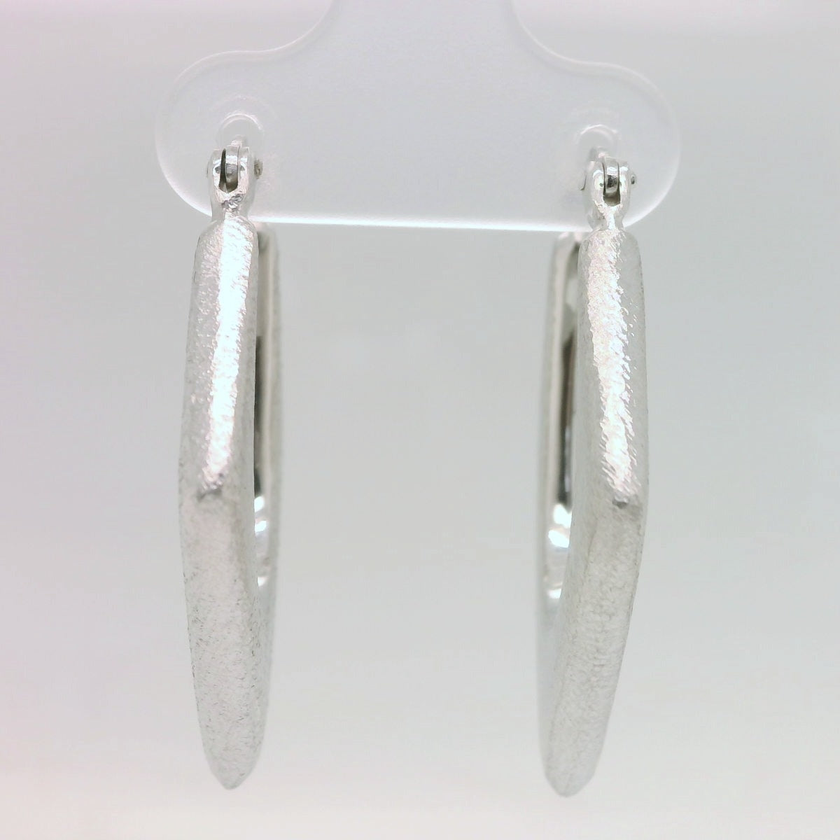Silver Diamond Shaped Earrings