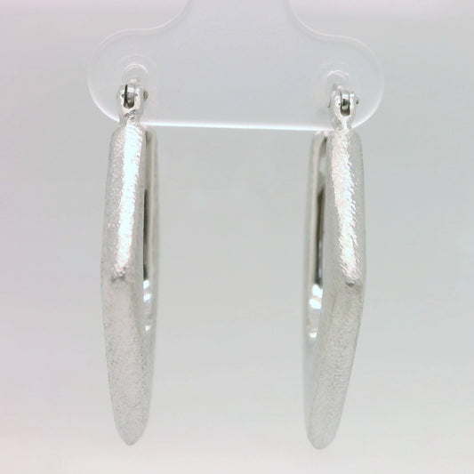 Silver Diamond Shaped Earrings
