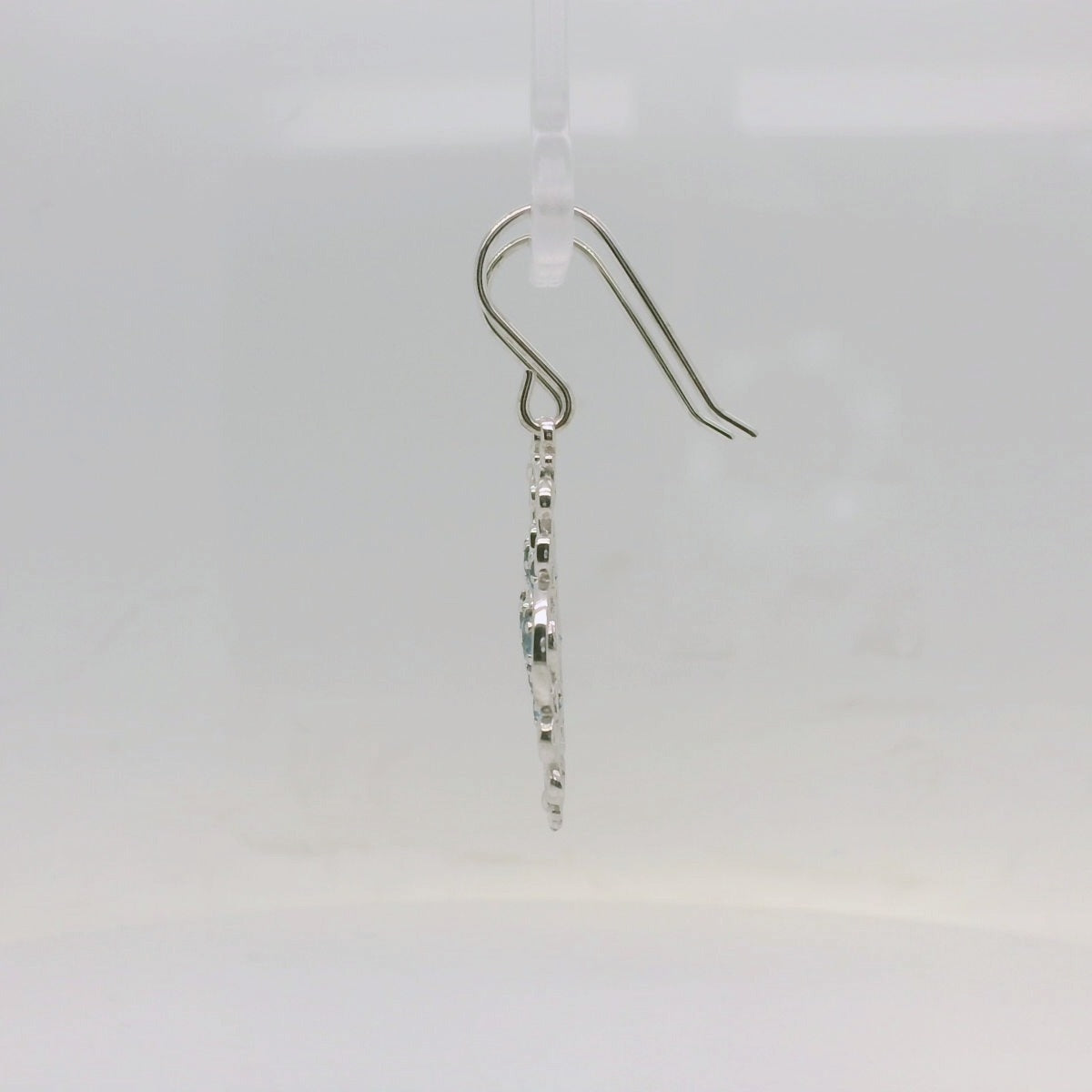Silver Topaz Earrings