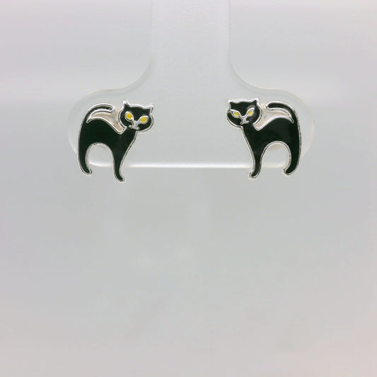 Black Cat Studs