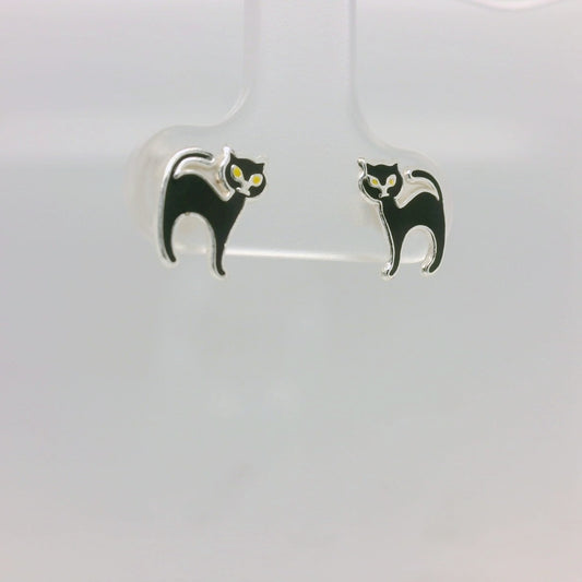 Black Cat Studs