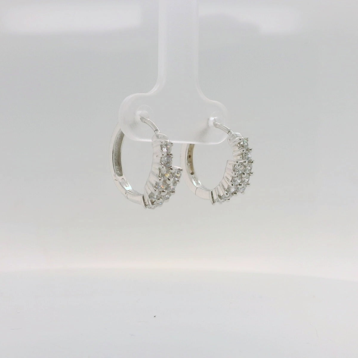 Crossover Huggie Earrings