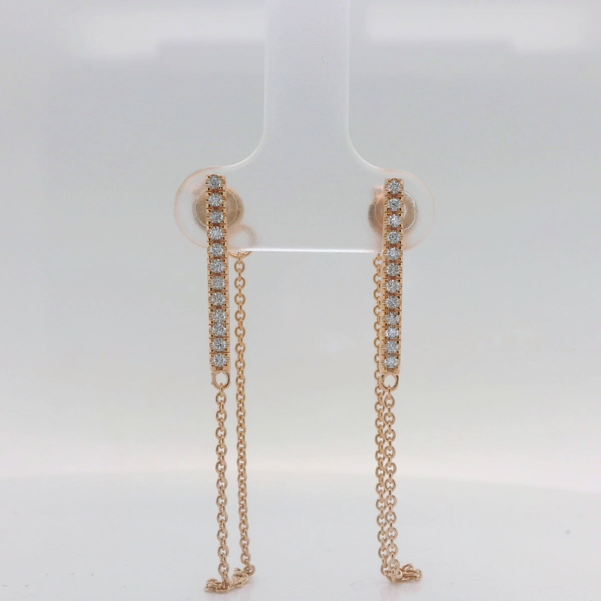 Bar Chain Drop Earrings