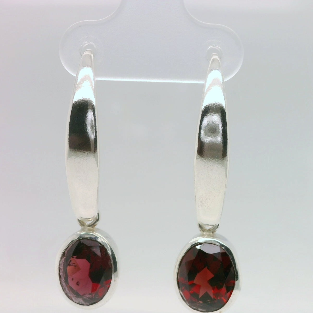 Garnet Drop Earrings