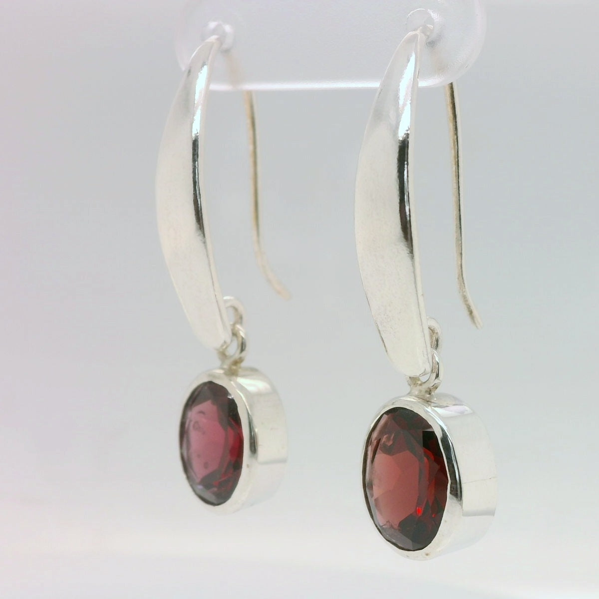 Garnet Drop Earrings