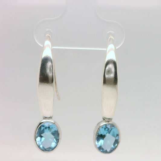 Swiss Blue Topaz Drops