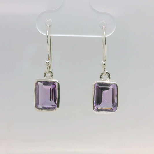 Rectangle Amethyst Drops