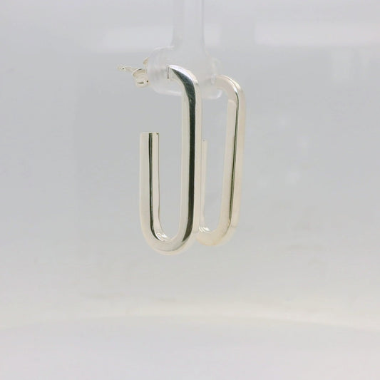 Elongated U Shaped Earrings
