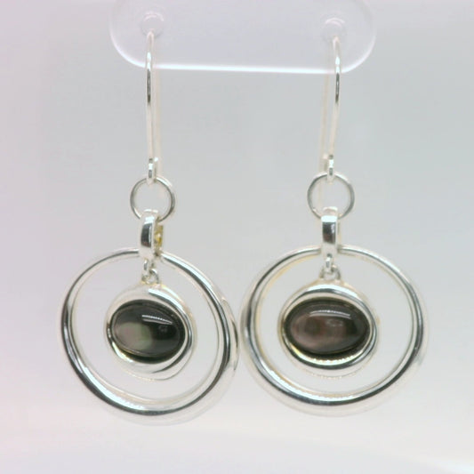 Circle MOP Earrings
