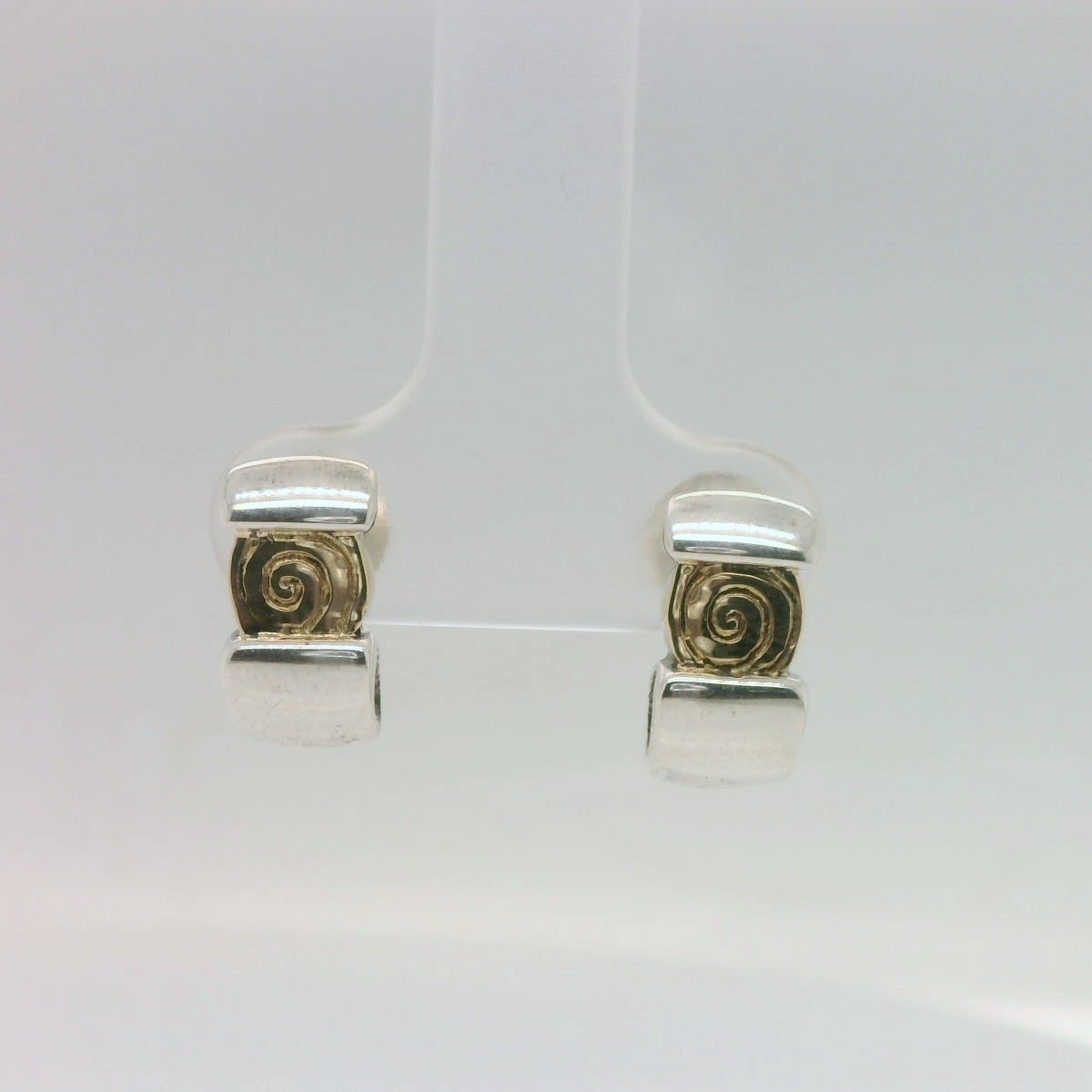 Two-Tone Koru Studs