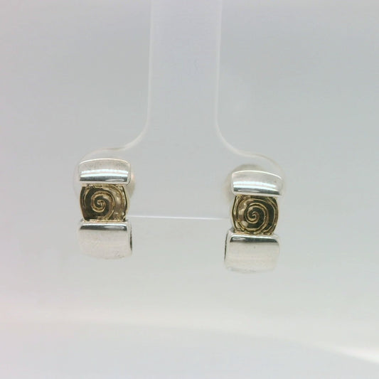 Two-Tone Koru Studs