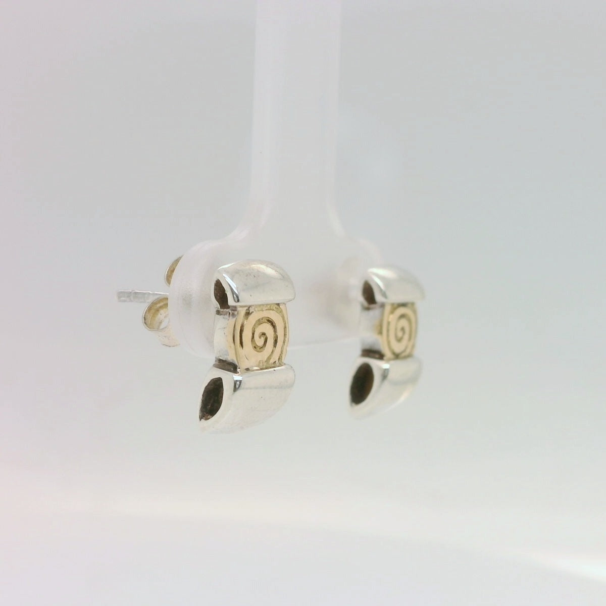 Two-Tone Koru Studs