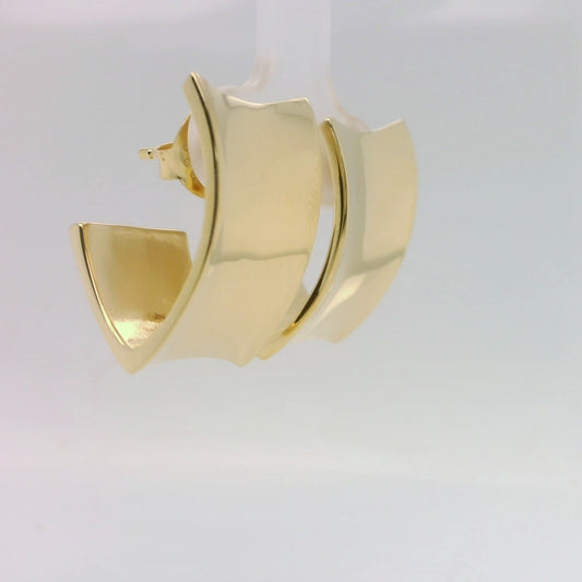 Yellow Comet Stud Earrings