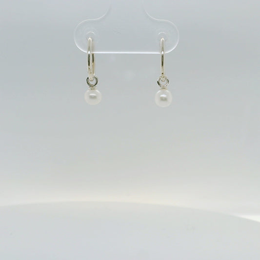 Pearl Sleeper Earrings