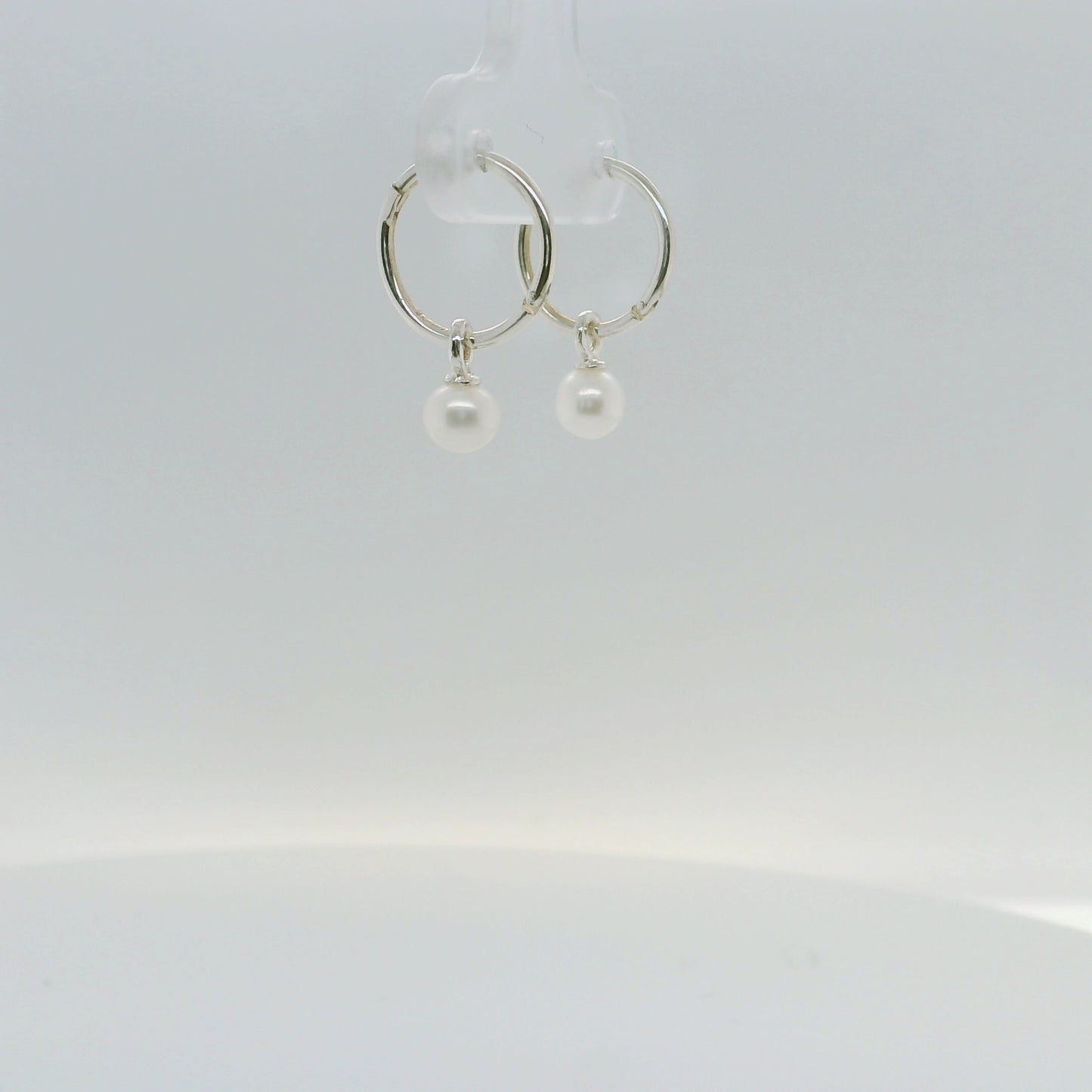 Pearl Sleeper Earrings