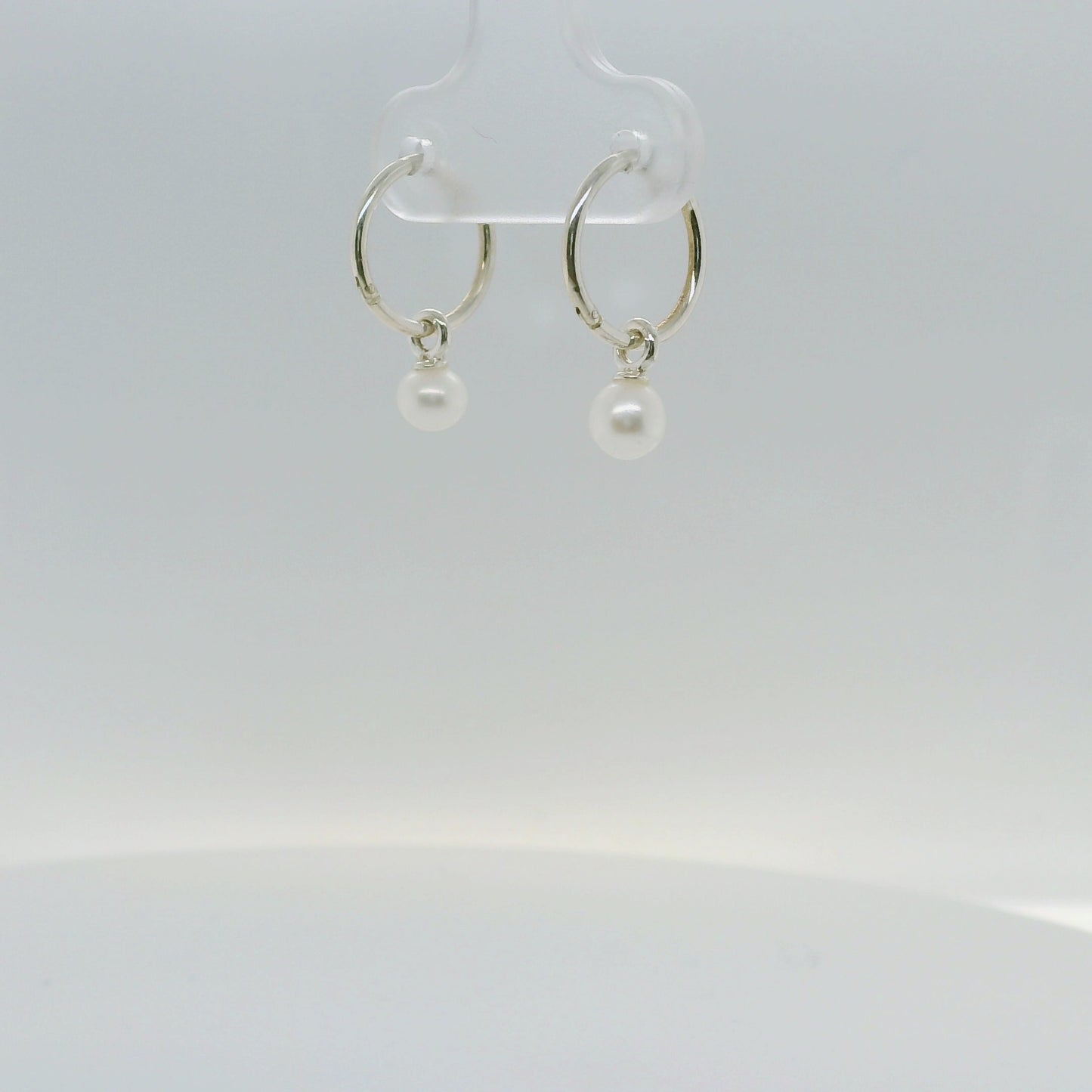 Pearl Sleeper Earrings