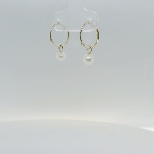Pearl Sleeper Earrings