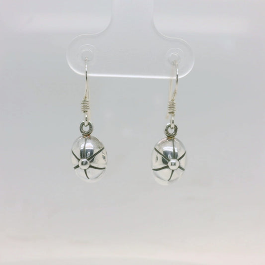 Horse Rider Helmet Earrings