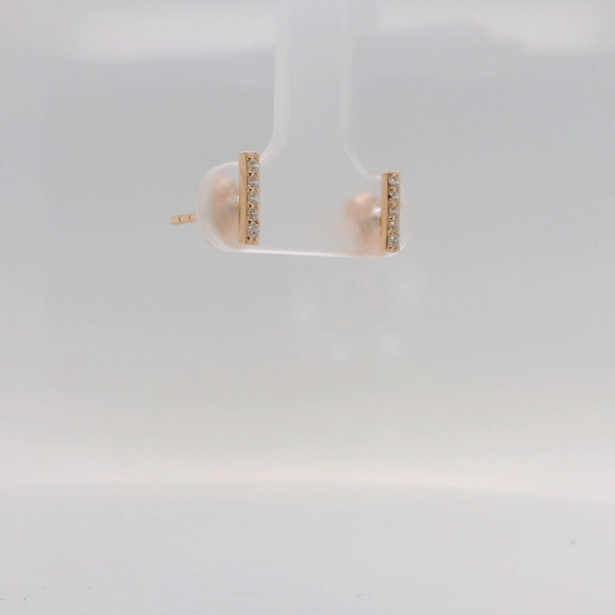 Rose Bar Studs