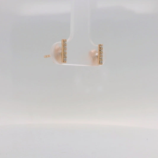 Rose Bar Studs