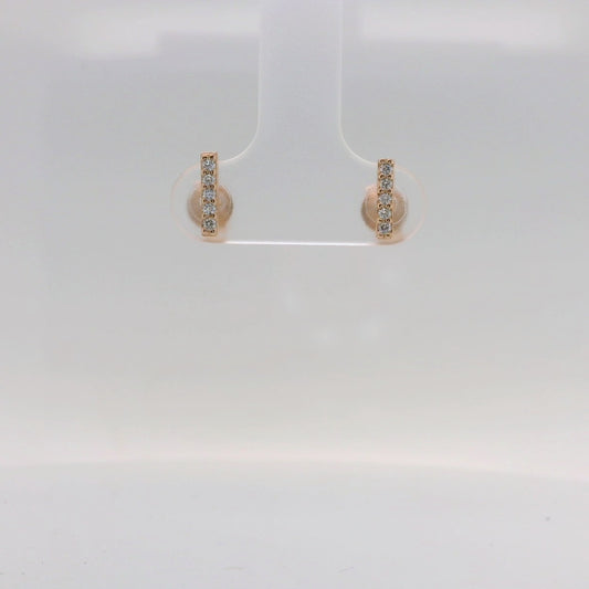 Rose Bar Studs