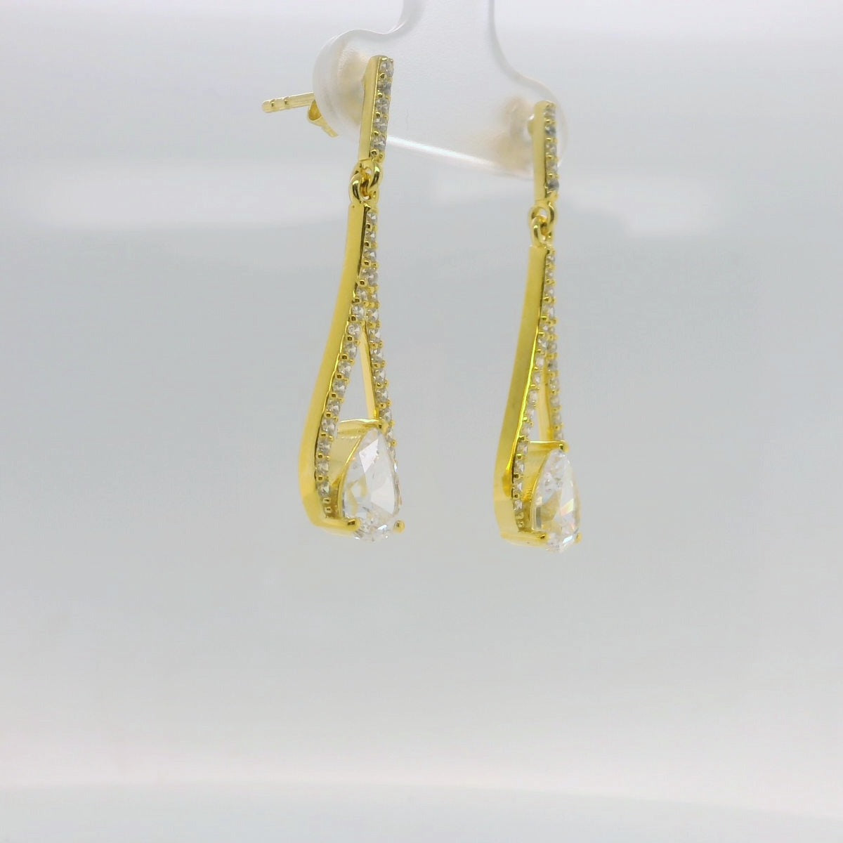 Yellow Teardrop Earring