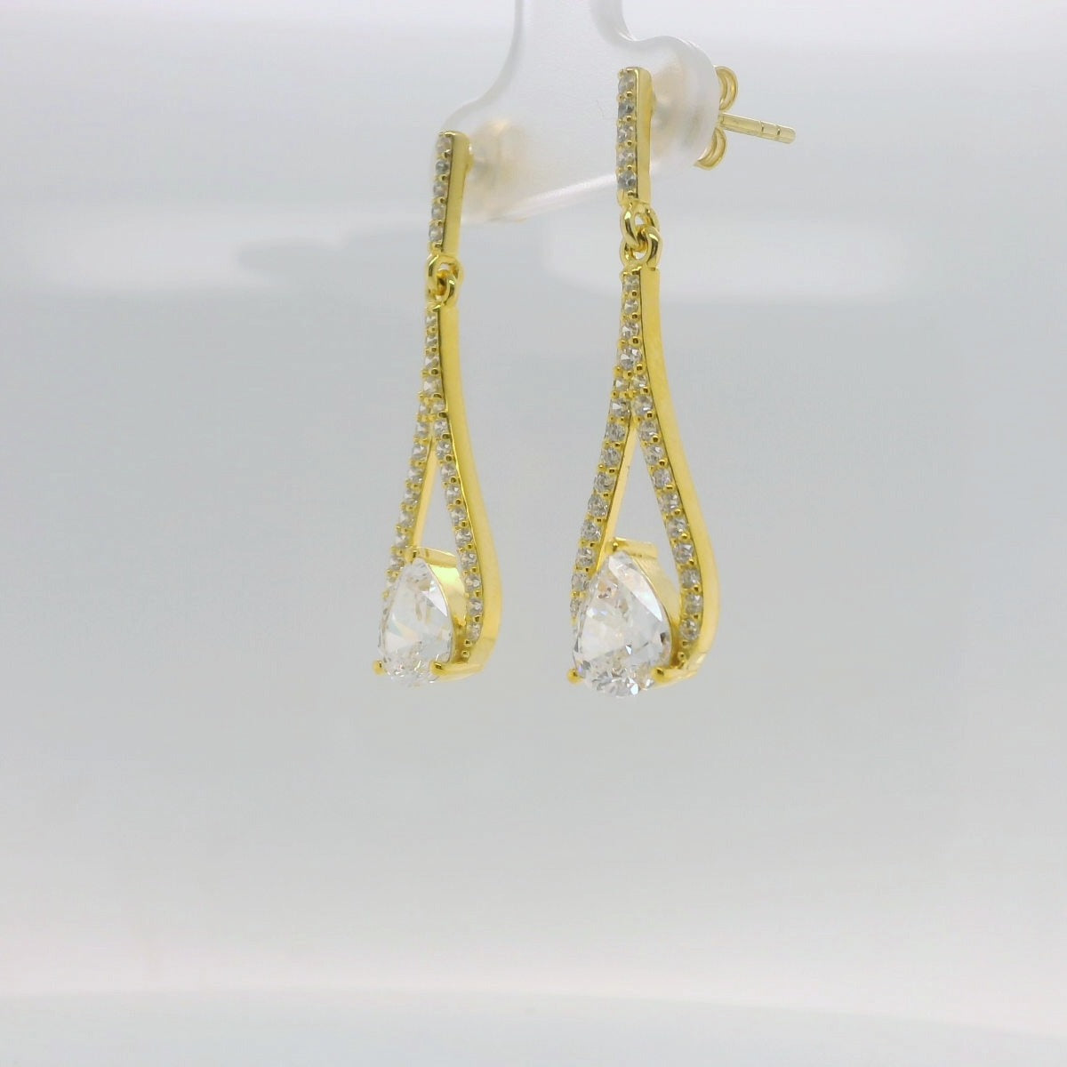 Yellow Teardrop Earring