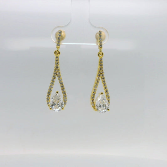 Yellow Teardrop Earring