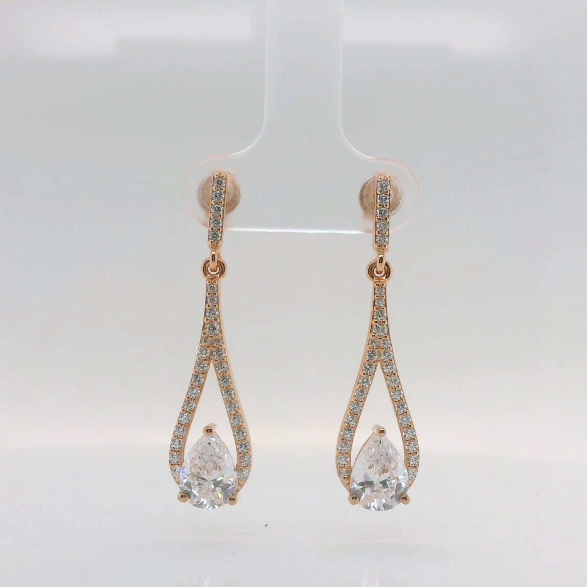 Rose Teardrop Earring