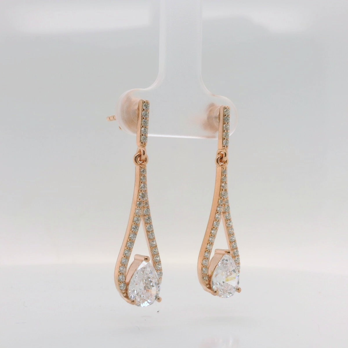 Rose Teardrop Earring