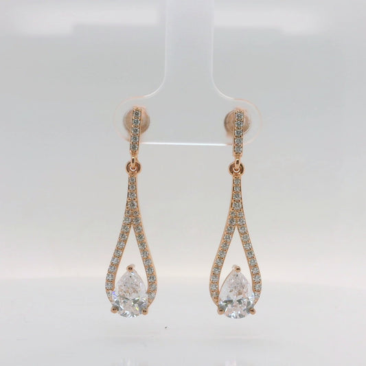 Rose Teardrop Earring